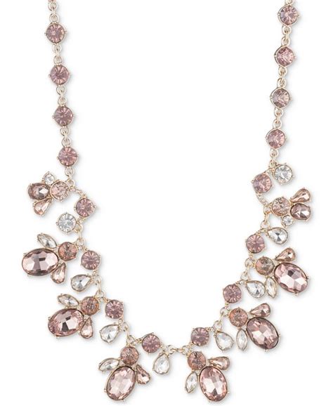 givenchy swarovski jewelry|Givenchy crystal cluster collar necklace.